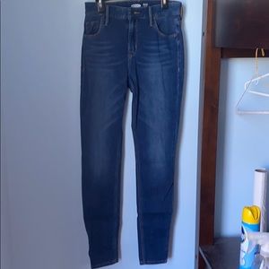 old navy rockstar super skinny high rise jeans